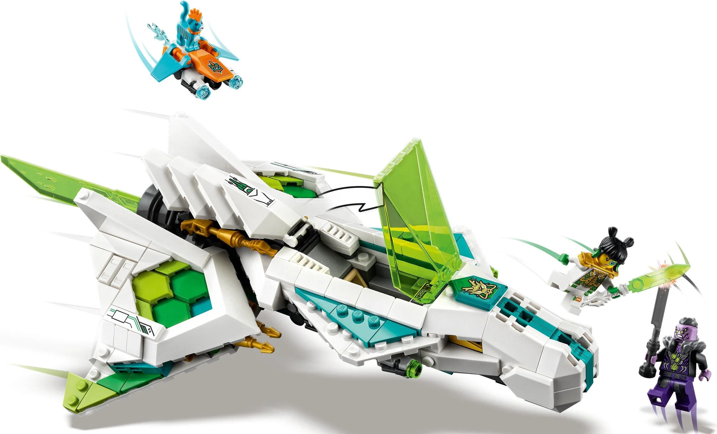 Monkey Hero: White Dragon Horse, Jade Scale Foam Jet 60043 image 6