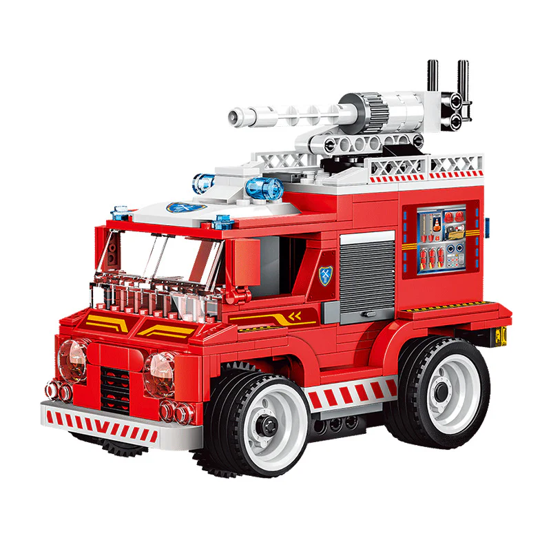 Whirlwind Rescue Remotes Fire Engine 维思积木 WISEBLOCK/奥迪双钻 HA389045