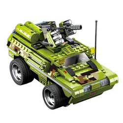 Area-controlled military armoured vehicles