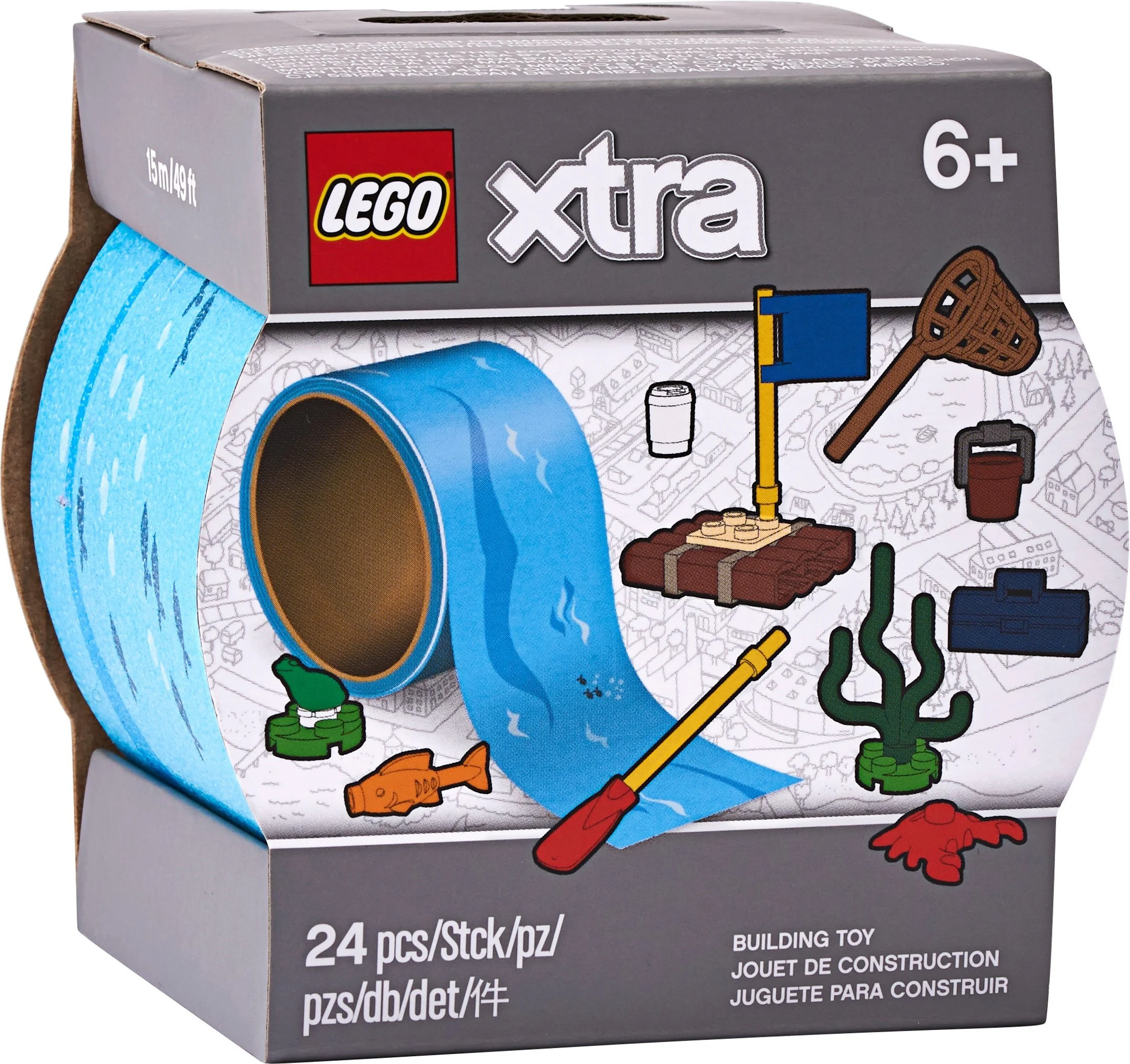 Rubber strap: water surface 乐高 LEGO 854065 image 1