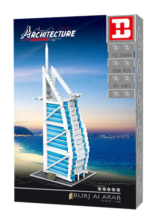 Landmark building: Al-Arab Tower Hotel (Dubai Sailor Hotel) 1:400 悦创 HAPPYBUILD/信宇科技 YC-20004 image 1