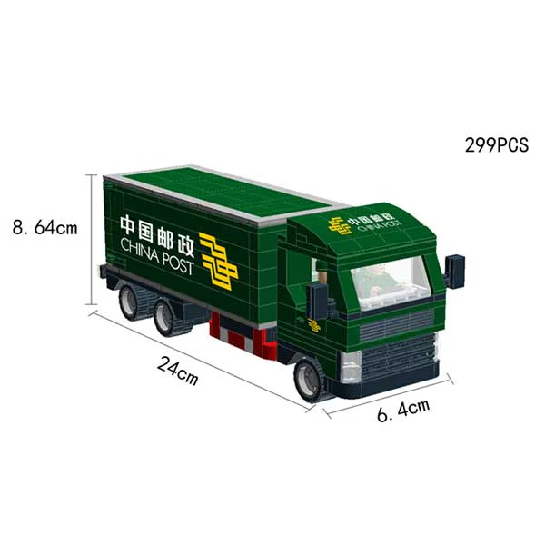 Chinese Post: Integrated Net Point, Mail Vehicle Recycle 万格 WANGE/乐博士 Dr.Luck 【未知】 image 2