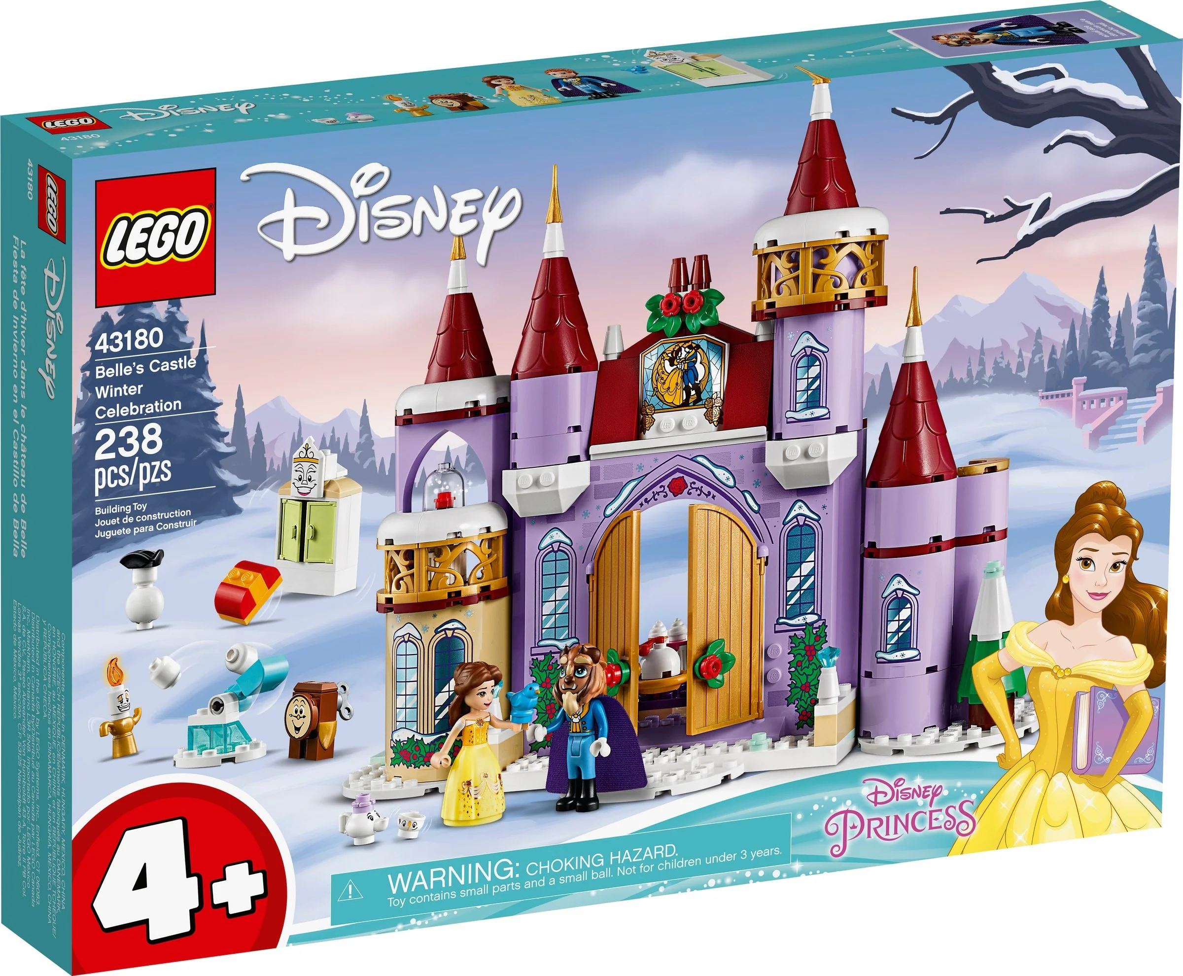 A winter castle celebration for beautiful and beast Belle 乐高 LEGO 43180 image 1