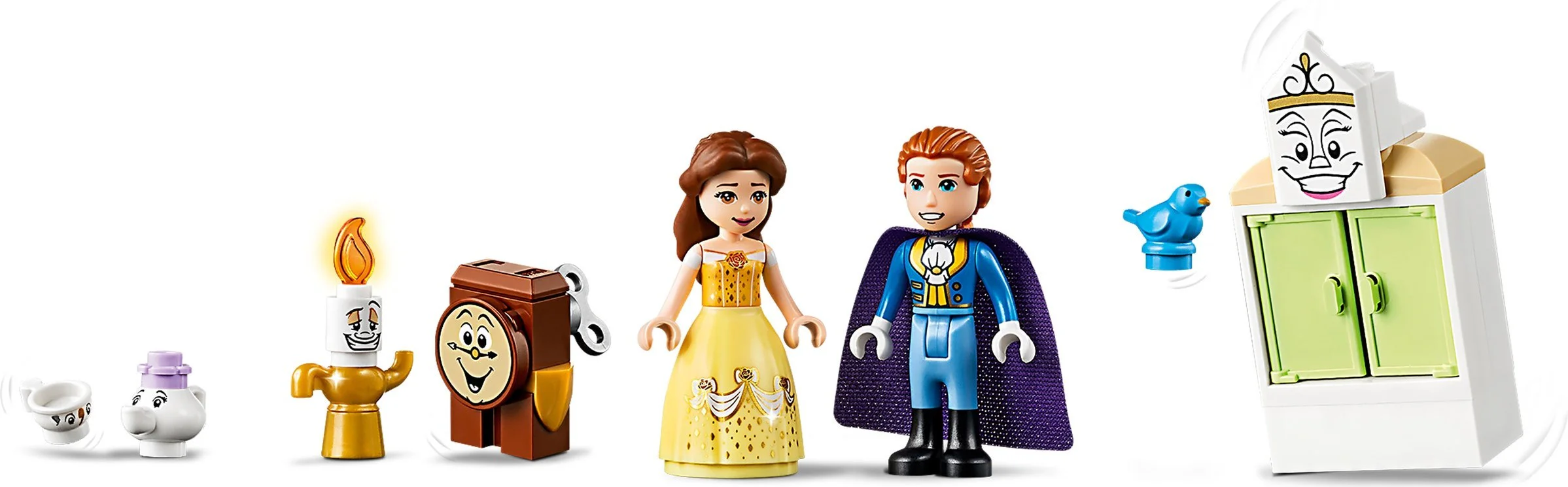 A winter castle celebration for beautiful and beast Belle 乐高 LEGO 43180 image 2