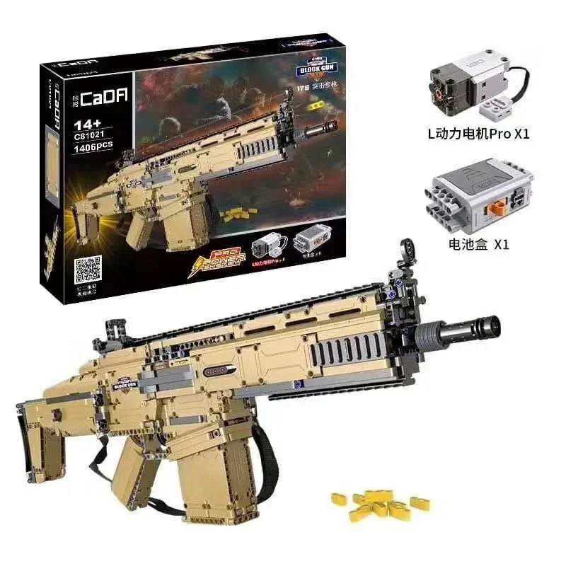 FN SCAR 17S ASSAULT RIFLE 咔搭 CaDA/双鹰 DoubleE C81021 image 1