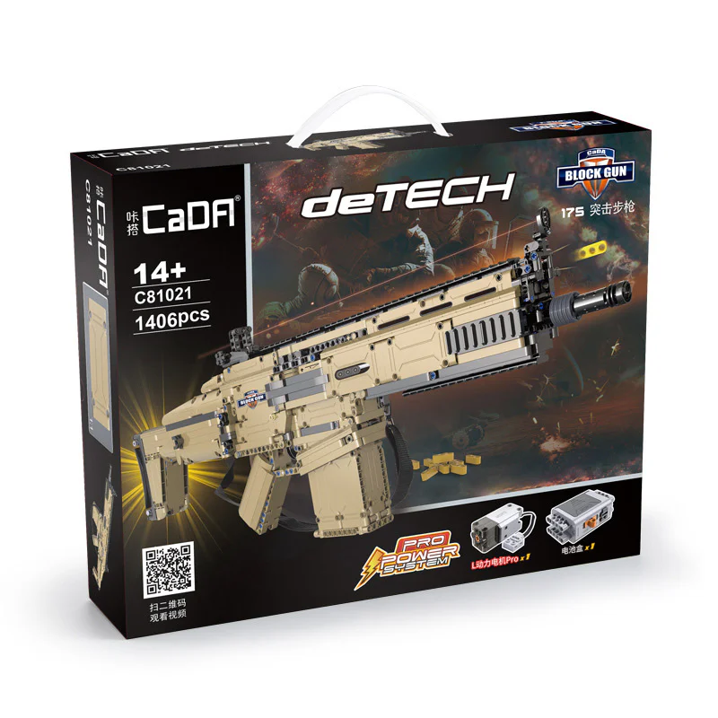 FN SCAR 17S ASSAULT RIFLE 咔搭 CaDA/双鹰 DoubleE C81021 image 4