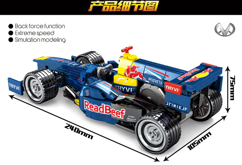 Red Bull Racing Team: Infiniti Formula One Cars iBLOCK PL-920-140 image 5