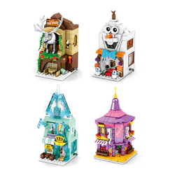 Winter Street Scene Winter Castle 4-in-1