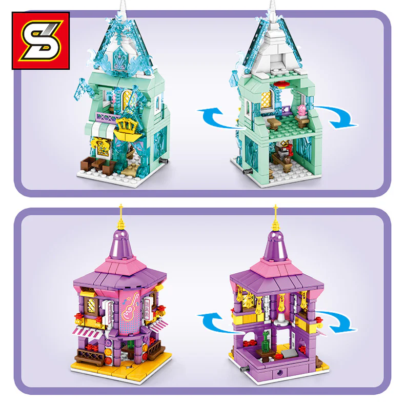 Winter Street Scene Winter Castle 4-in-1 SY1526A image 36