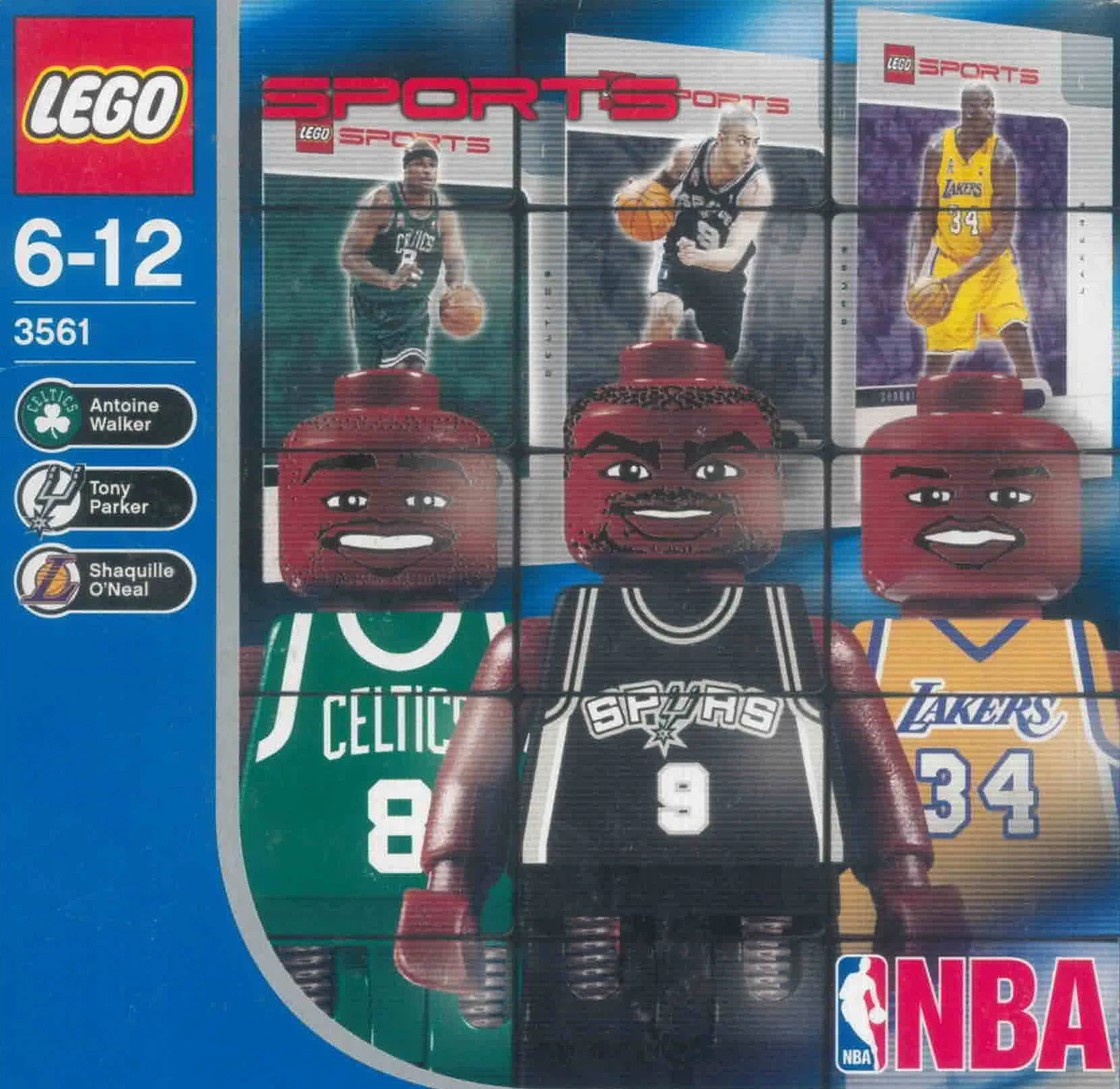 Basketball: The Second Collection of NBA Kids' Stuffed Animals 乐高 LEGO 3561