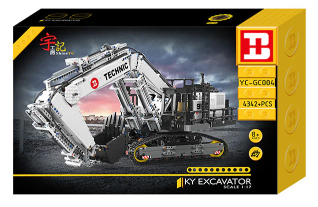 Architectural: Excavator 1:17 悦创 HAPPYBUILD/信宇科技 YC-GC004 image 1