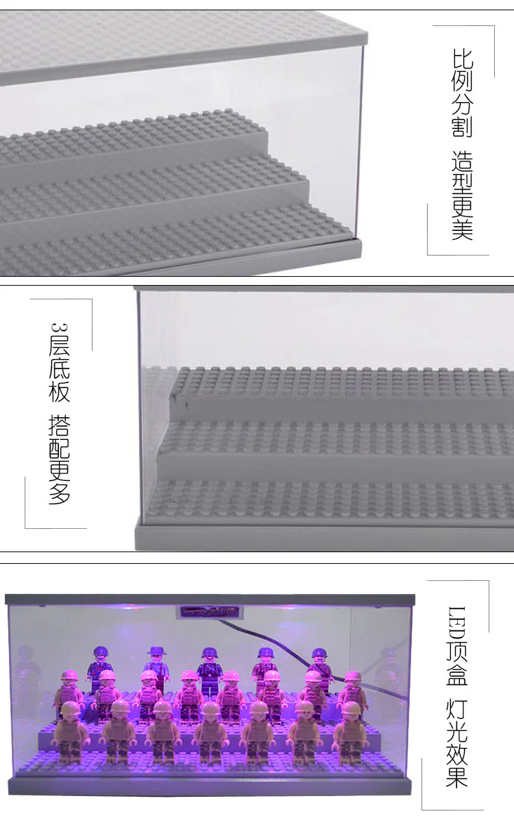 Miniature Grain Pile-up Display Box 乐战LEZHAN 3028A image 4