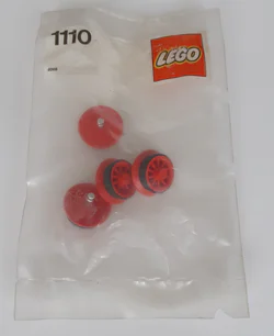 Four train wheels.