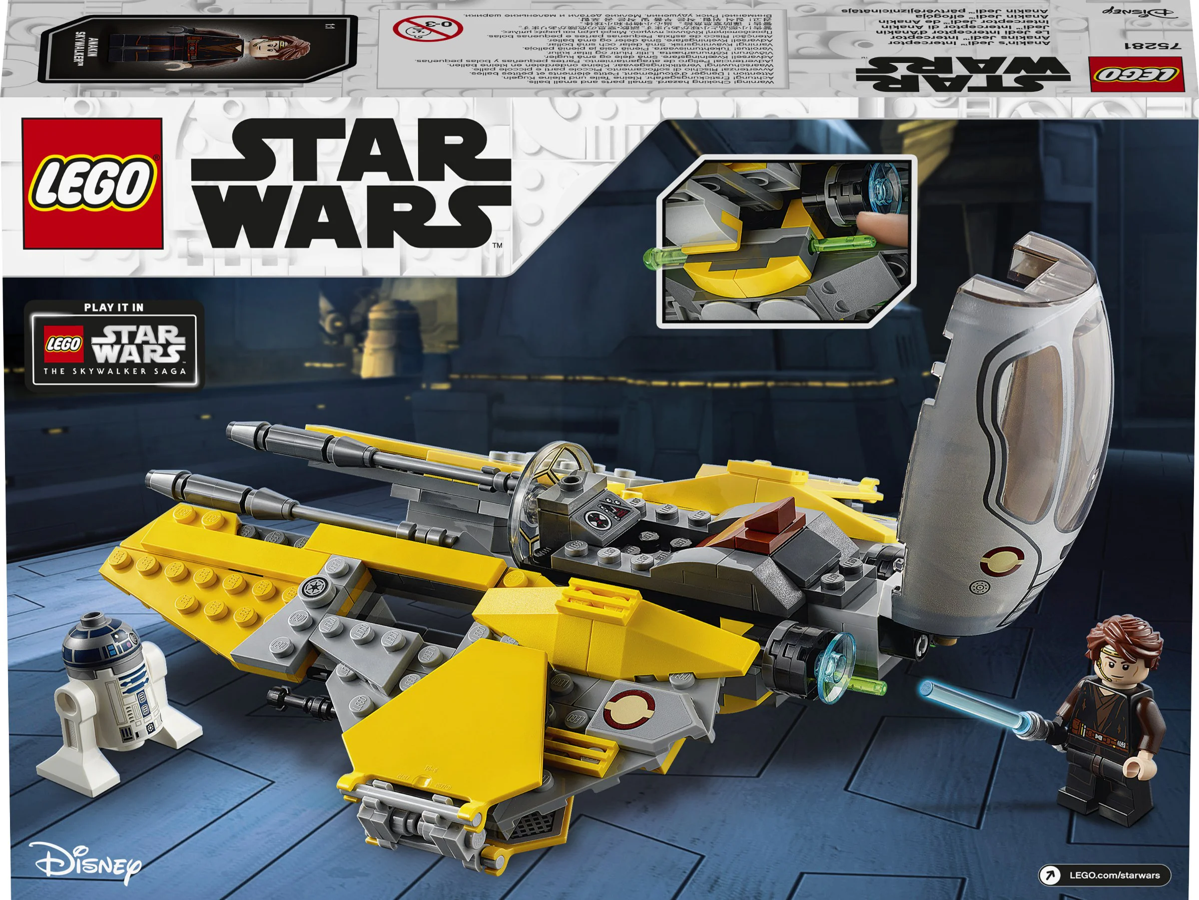 Anakin's Jedi interceptor 乐高 LEGO 75281 image 6