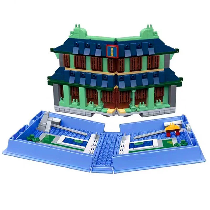 The country plays a series of ancient palace culture: a collection of books and a collection of books 启蒙 QMAN/ENLIGHTEN/Keeppley K10113 image 3