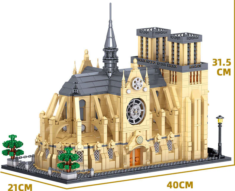 The Cathedral of Notre Dame, Paris 哲高 ZHEGAO QL0964 image 13