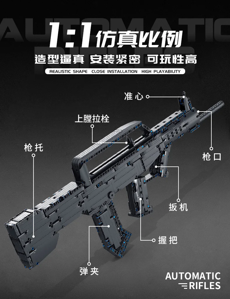 Type-95 automatic rifle 潘洛斯 PANLOSBRICK 670003 image 4