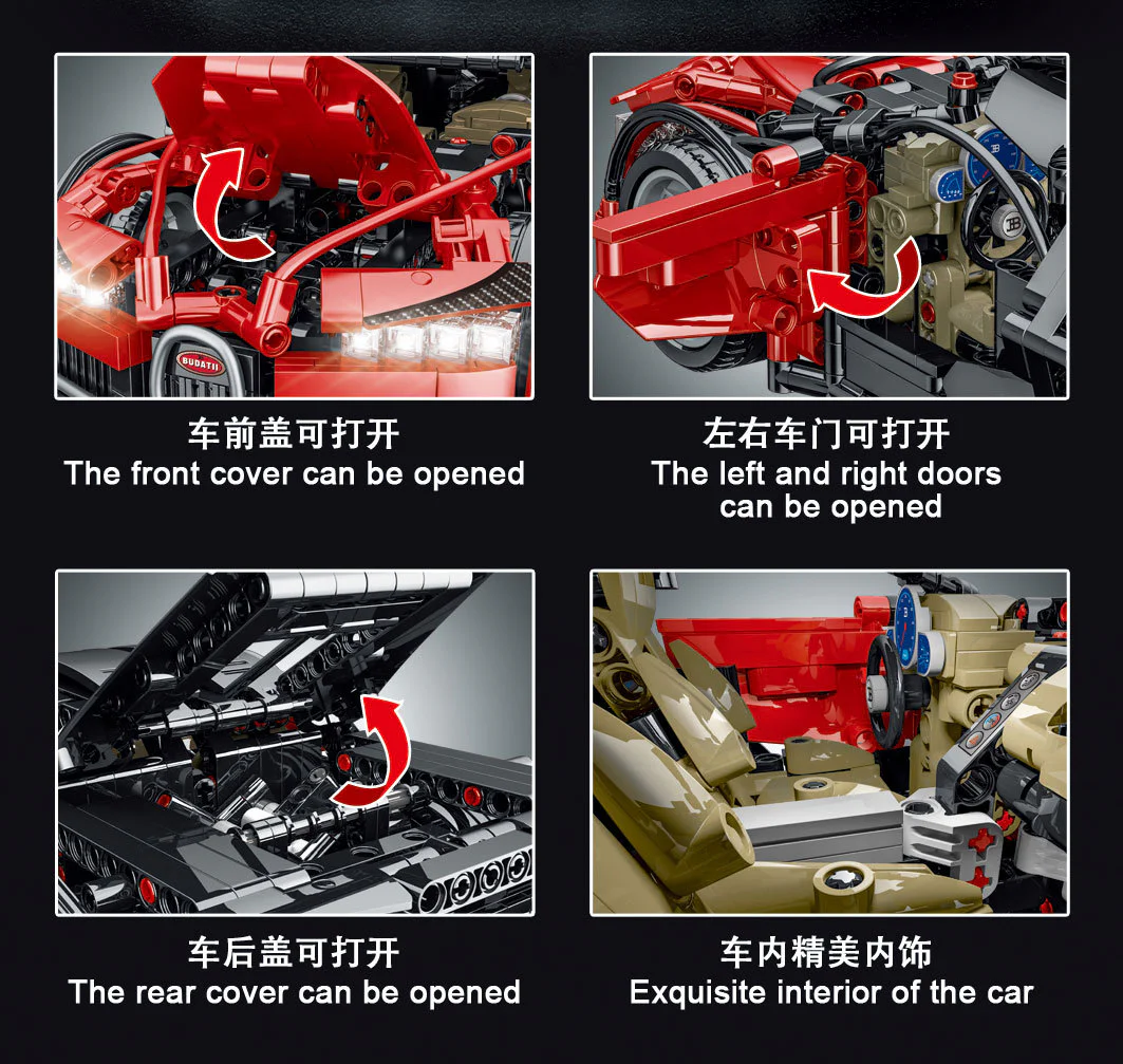 Bugatti Chiron: 1:14 联合创想/B牌 DB-0090 image 14
