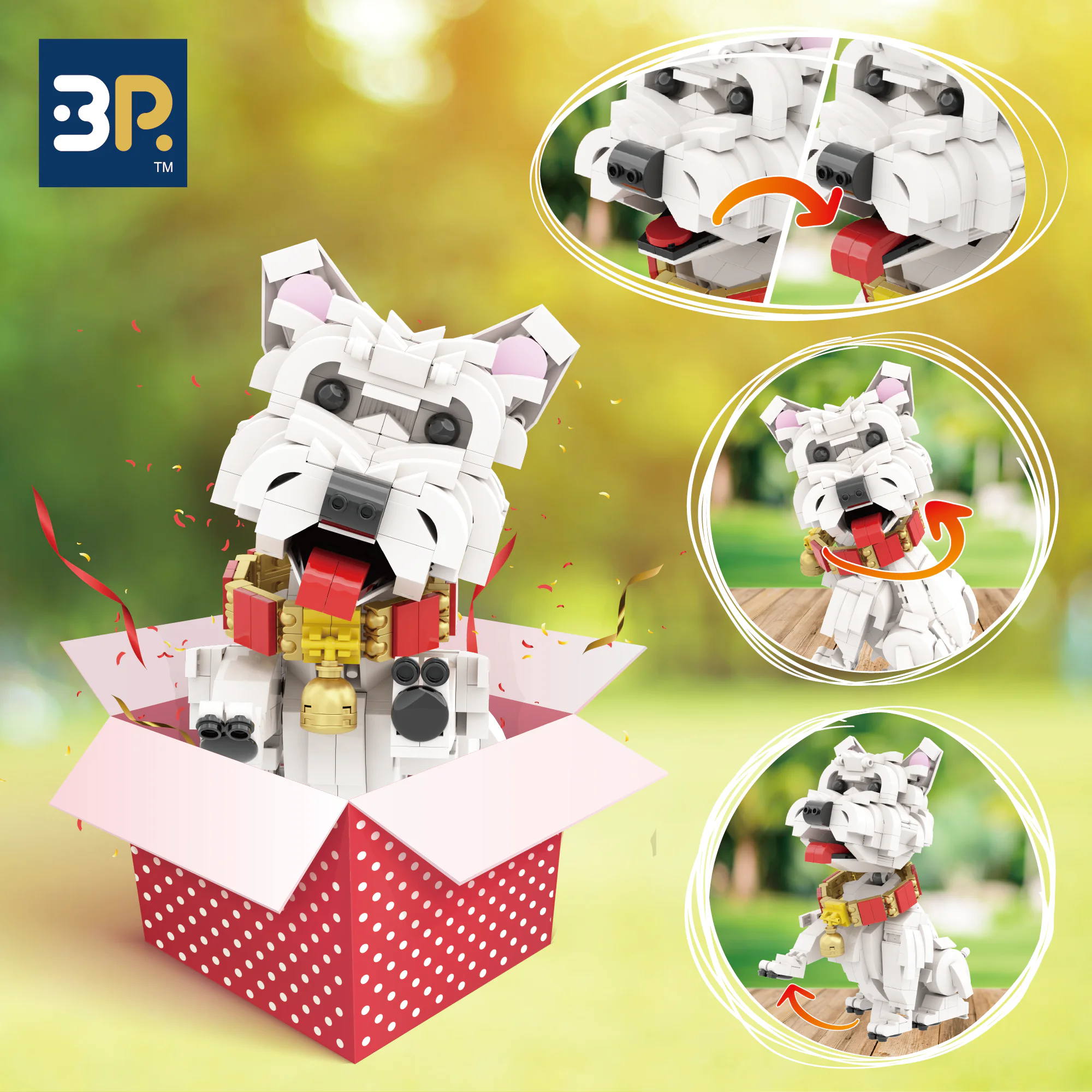 Xī Gāo Dì Bái Gōng 万物可砌 Brickable BR6003