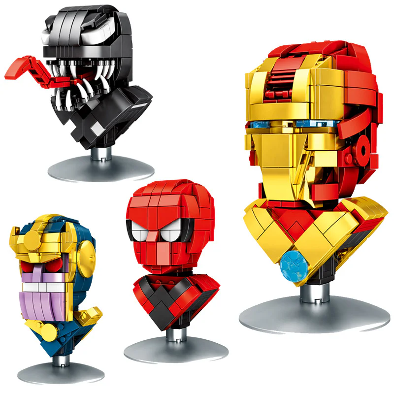 Mobile Suit: Headshots 4 styles - Fatal Coexistence Body, Spider Hero, Dark Discard, Steel Warrior God. 鼎高 DINGGAO DG3001A