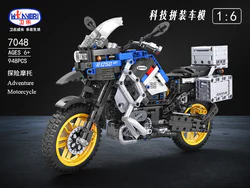 Technology Assembly Car Model: Adventure Motorcycle BMW R1250 GS HP 1:6
