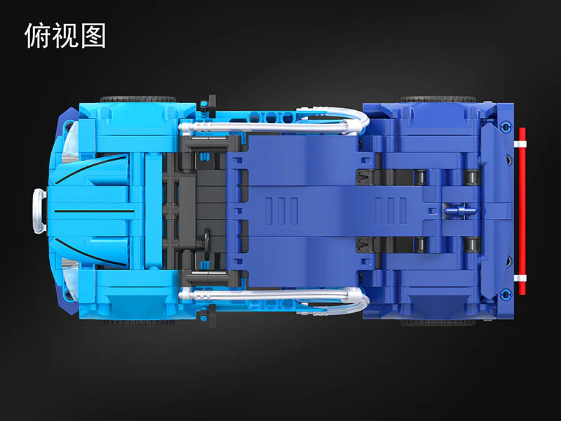 Tech Build-Up: Bugatti Veyron 1:18 Scale Car 沃马动漫 WOMA C0904 image 8