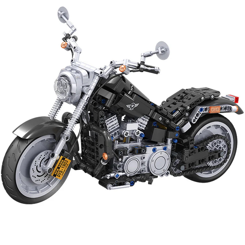 Technology assembly car model: American motorcycle Harley 1:6 卫乐 Winner 7049