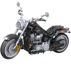 Technology assembly car model: American motorcycle Harley 1:6