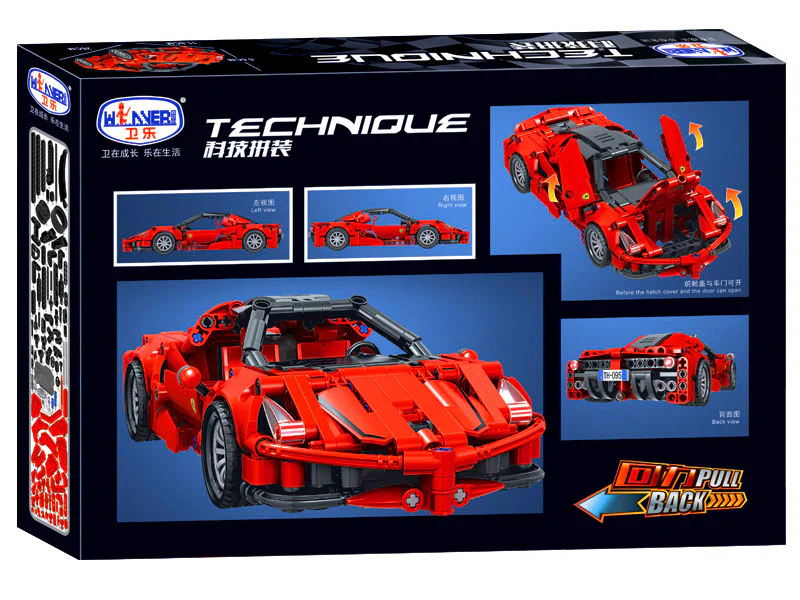 Tech Kit: Ferrari 488 GTB 1:18 沃马动漫 WOMA C0902 image 14
