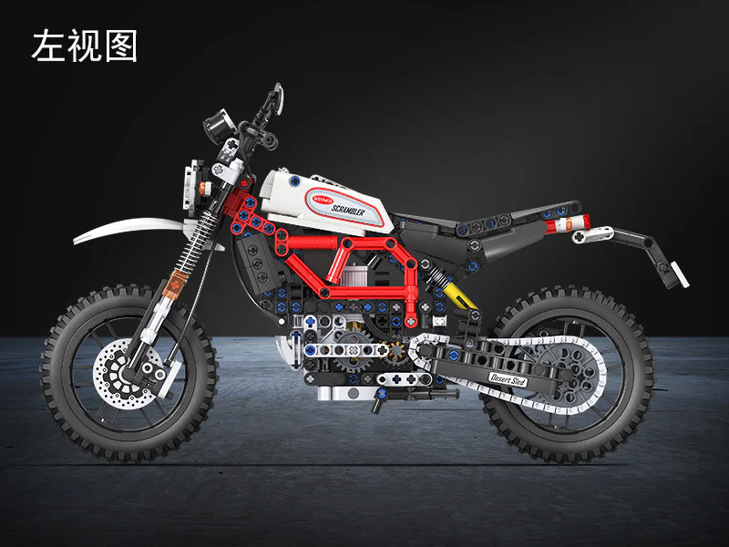Technology in a car model: Climbing motorcycle 1:6 卫乐 Winner 7053 image 3