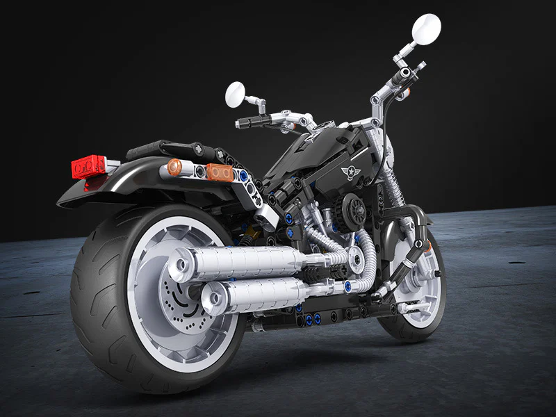 Technology assembly car model: American motorcycle Harley 1:6 卫乐 Winner 7049 image 10