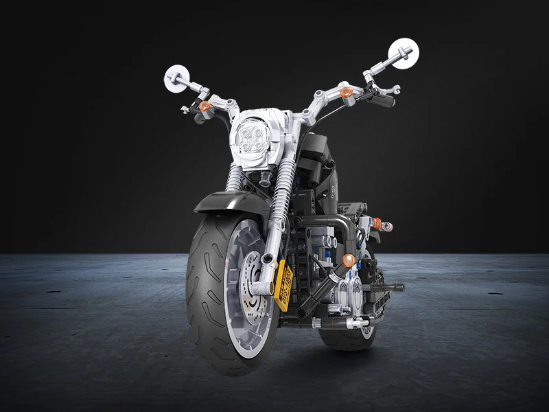 Technology assembly car model: American motorcycle Harley 1:6 卫乐 Winner 7049 image 12