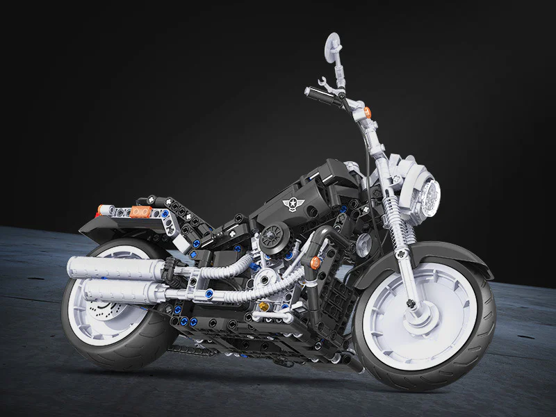 Technology assembly car model: American motorcycle Harley 1:6 卫乐 Winner 7049 image 13