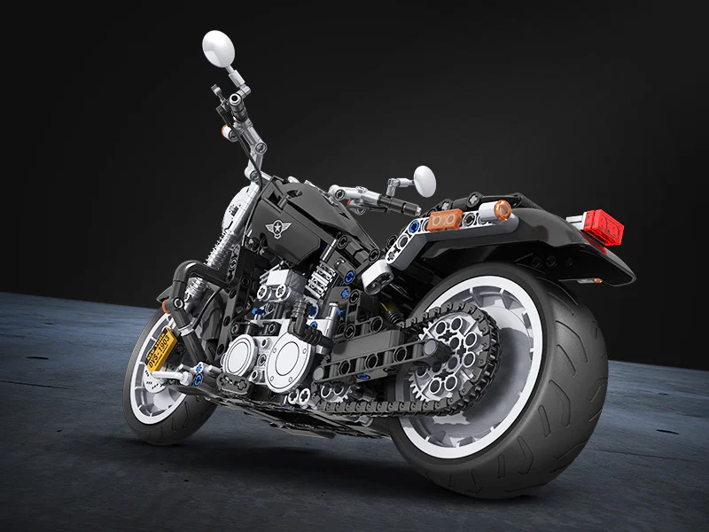 Technology assembly car model: American motorcycle Harley 1:6 卫乐 Winner 7049 image 14
