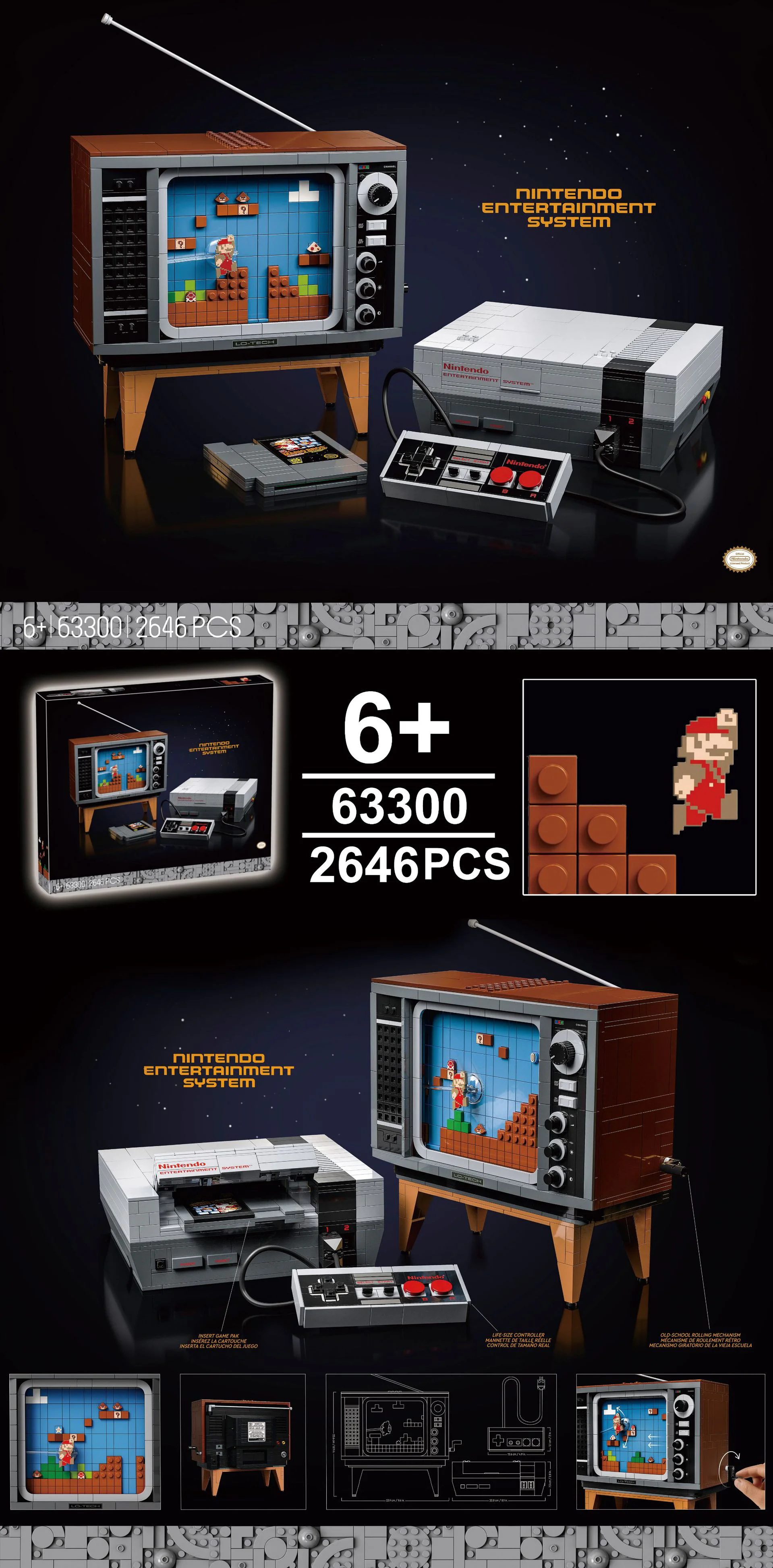 Super Mario: NES Game Console 1995 71724 image 6