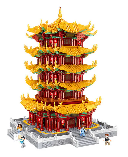 China's famous building: the Hubei Wuhan Yellow Crane Building 哲高 ZHEGAO QL0931 image 4