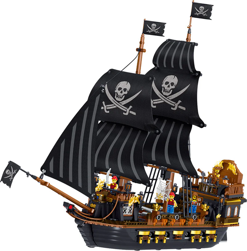 Pirate Kingdom: The Black Swan Pirate Ship 哲高 ZHEGAO 982005