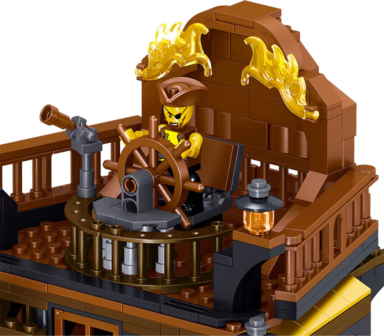 Pirate Kingdom: The Black Swan Pirate Ship 哲高 ZHEGAO 982005 image 6