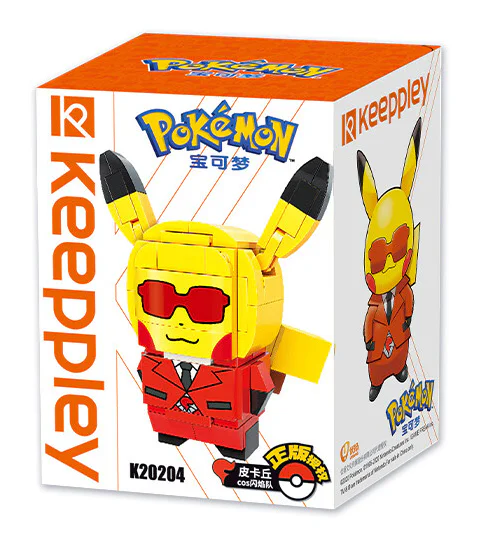 Pokémon: Pikachu COS Flash Flame Team 启蒙 QMAN/ENLIGHTEN/Keeppley K20204 image 3