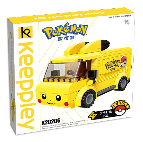 Poco Dream: Pikacho Bus 启蒙 QMAN/ENLIGHTEN/Keeppley K20206 image 3