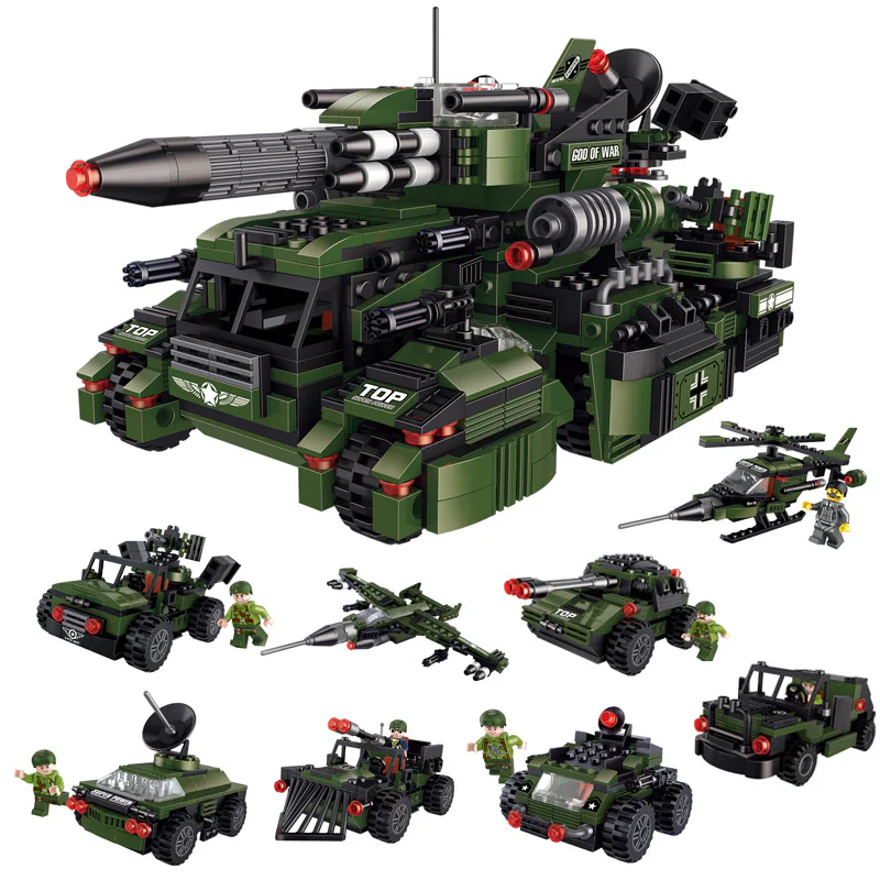 Lightning raid vehicle, 8 combinations 哲高 ZHEGAO QL0115