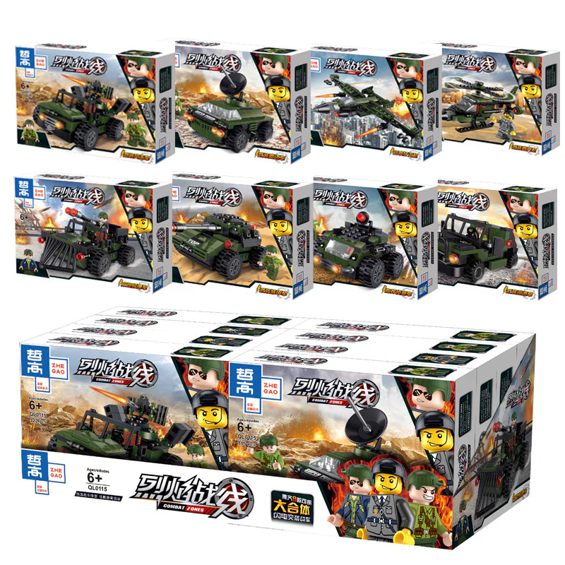 Lightning raid vehicle, 8 combinations 哲高 ZHEGAO QL0115 image 4