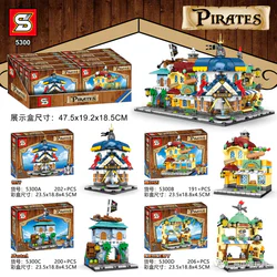 The Pirate Street View, Section 4. Banks, bakeries, hotels, restaurants