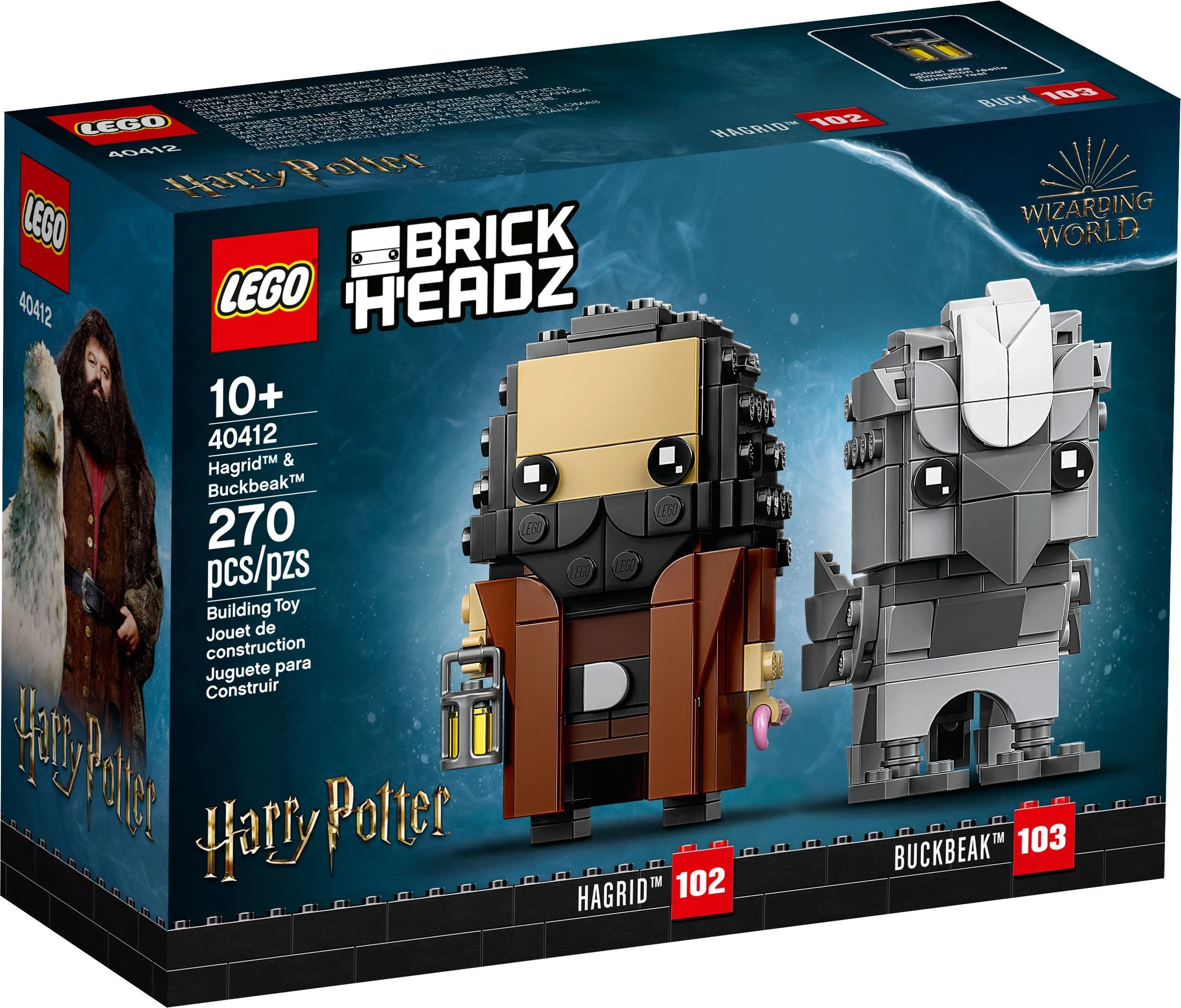 square head: Harry Potter: Hagrid and Buckbeak 乐高 LEGO 40412 image 1