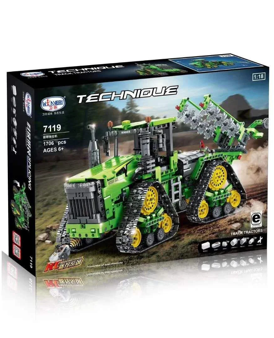 TECHNOLOGY: JOHN DILL 9620 RX TRIANGULAR TUG TRACTOR 1:18 卫乐 Winner 7119 image 1