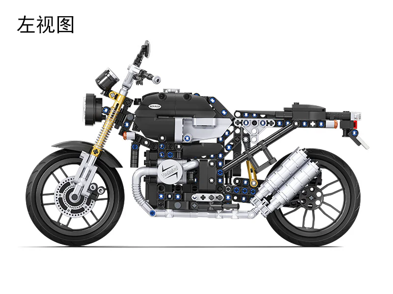 Vintage Motorcycle Kit Model: 7052 1:6 Scale 卫乐 Winner 7052 image 4