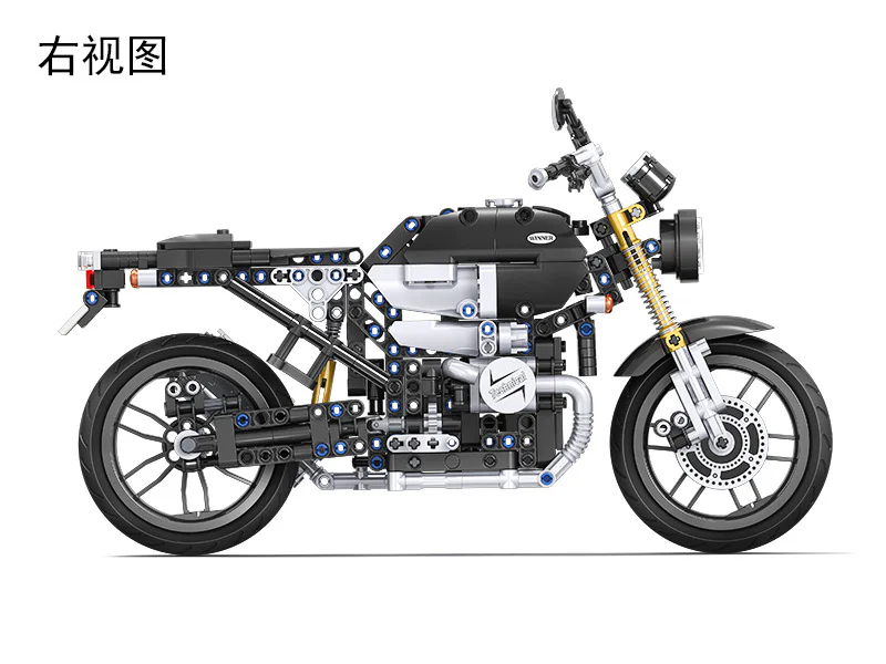 Vintage Motorcycle Kit Model: 7052 1:6 Scale 卫乐 Winner 7052 image 5