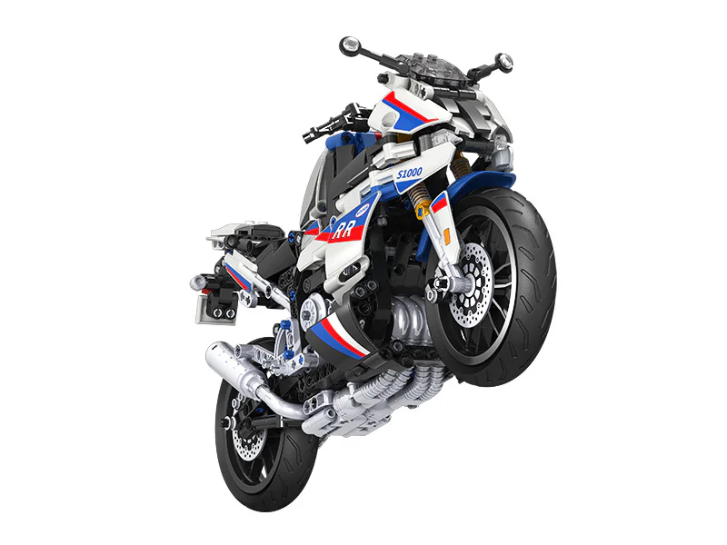 Technology assembly car model: Racing motorcycle 7054 1:6 卫乐 Winner 7054 image 11