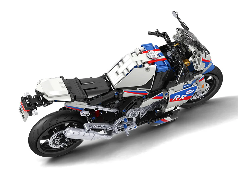Technology assembly car model: Racing motorcycle 7054 1:6 卫乐 Winner 7054 image 12