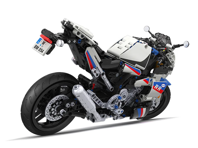 Technology assembly car model: Racing motorcycle 7054 1:6 卫乐 Winner 7054 image 14